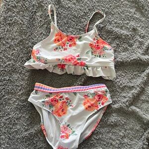 Floral Kids Swim Bikini Set